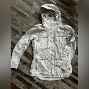 Gently worn Kuhl Sabateura rain jacket size S white